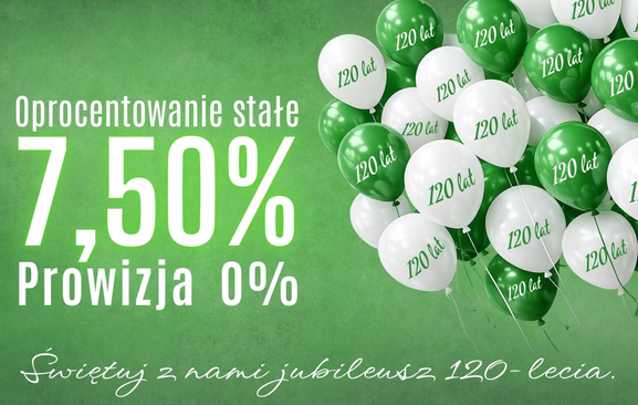 Jubileuszowy kredyt gotówkowy