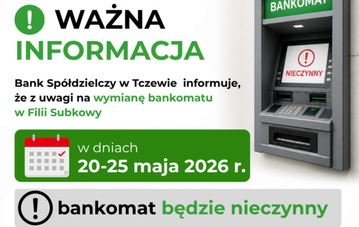 Zdjęcie do Wymiana bankomatu w Filii Subkowy
